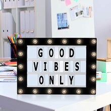 Load image into Gallery viewer, Cinema Light Box 200 Letters, 50 LED Lights - Gifteee Unique & Unusual gifts, Cool gift ideas