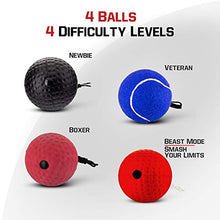 Load image into Gallery viewer, Boxing Reflex Ball Set, 4 Difficulty Levels - Gifteee Unique & Unusual gifts, Cool gift ideas