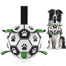 Load image into Gallery viewer, Soccer Ball with Straps Dog Toy - Gifteee Unique & Unusual gifts, Cool gift ideas