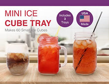 Load image into Gallery viewer, Mini Ice Cube Trays - 60 Mini Cubes Per Tray, 180 Cubes Total - Gifteee Unique & Unusual gifts, Cool gift ideas