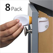 Load image into Gallery viewer, Magnetic Child Safety Lock System (Set of 8 Locks and 2 Keys) - Gifteee Unique & Unusual gifts, Cool gift ideas