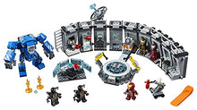 Load image into Gallery viewer, LEGO Marvel Avengers Iron Man Hall of Armor 76125 Building Kit Marvel Tony Stark Iron Man Suit Action Figures (524 Pieces), Standard, Multicolor - Gifteee Unique & Unusual gifts, Cool gift ideas