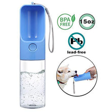 Load image into Gallery viewer, Portable Pet Water Bottle with Bowl Dispenser Drinking Feeder - Gifteee Unique & Unusual gifts, Cool gift ideas