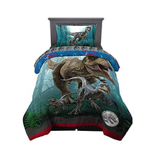 Load image into Gallery viewer, Jurassic World Dominion Velociraptor and T-Rex Super Soft Bedding - Gifteee Unique & Unusual gifts, Cool gift ideas