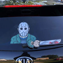 Load image into Gallery viewer, Scary Rear Vehicle Wiper Decal - Gifteee Unique & Unusual gifts, Cool gift ideas
