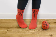 Load image into Gallery viewer, Sports Ball Socks - Basketball - Gifteee Unique & Unusual gifts, Cool gift ideas