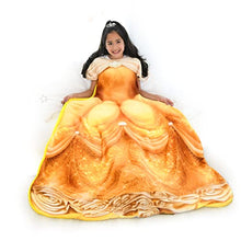 Load image into Gallery viewer, Belle Disney Princess Dress Blanket - Gifteee Unique & Unusual gifts, Cool gift ideas