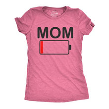 Load image into Gallery viewer, Mom Battery Low Funny Sarcastic T Shirt - Gifteee Unique & Unusual gifts, Cool gift ideas