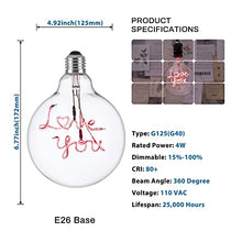 Load image into Gallery viewer, Love-You LED Bulb - Gifteee Unique & Unusual gifts, Cool gift ideas