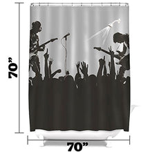 Load image into Gallery viewer, Rockstar Shower Curtain - Gifteee Unique & Unusual gifts, Cool gift ideas