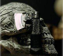 Load image into Gallery viewer, Straight razor warrior axe in Viking Celtic Nordic style - Gifteee Unique & Unusual gifts, Cool gift ideas