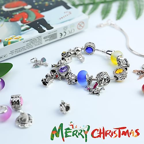 Pandora Beads Charms Jewelry Bracelet Set Advent Calendar - Gifteee