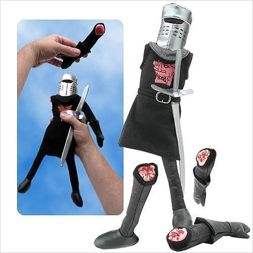 Monty Python Toy - Black Knight Plush Toy - Gifteee. Find cool & unique gifts for men, women and kids