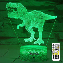 Load image into Gallery viewer, Colors Changing 3D Dinosaur Night Light - Gifteee Unique & Unusual gifts, Cool gift ideas