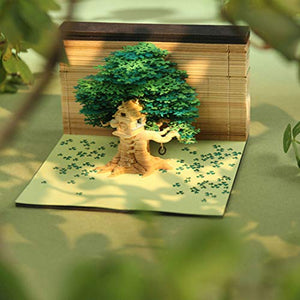 Tree House Memo Pads Paper Art with Light