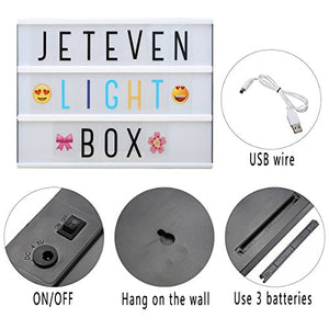 Cinema Light Box 210 Letters and Colorful Emojis - Gifteee. Find cool & unique gifts for men, women and kids