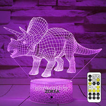 Load image into Gallery viewer, Colors Changing 3D Dinosaur Night Light - Gifteee Unique & Unusual gifts, Cool gift ideas