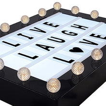 Load image into Gallery viewer, Cinema Light Box 200 Letters, 50 LED Lights - Gifteee Unique & Unusual gifts, Cool gift ideas