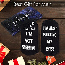 Load image into Gallery viewer, I'm Just Resting My Eyes - Men Socks - Gifteee Unique & Unusual gifts, Cool gift ideas