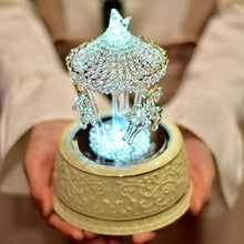 Load image into Gallery viewer, Crystal Carousel Horse Music Box - Gifteee Unique & Unusual gifts, Cool gift ideas