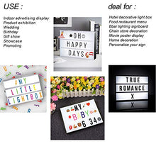 Load image into Gallery viewer, Cinema Light Box 210 Letters and Colorful Emojis - Gifteee Unique & Unusual gifts, Cool gift ideas