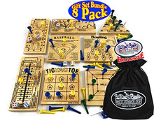 Load image into Gallery viewer, Peg Games Wood Puzzles (Baseball, Basketball, Bowling, Conqueror, Football, Golf, Mill & Tic Tac Toe) - Gifteee Unique & Unusual gifts, Cool gift ideas