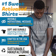 Load image into Gallery viewer, Men's Sweat Activated Motivational T shirt - Gifteee Unique & Unusual gifts, Cool gift ideas