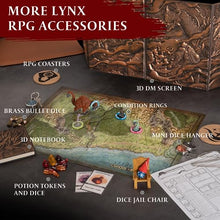 Load image into Gallery viewer, DND Bronze Cover Notebook - Gifteee Unique & Unusual gifts, Cool gift ideas