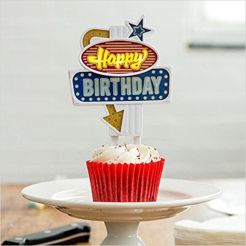 Flashing Cake Topper - Gifteee. Find cool & unique gifts for men, women and kids
