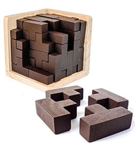 Load image into Gallery viewer, 3D Wooden Brain Teaser Puzzle - Gifteee Unique & Unusual gifts, Cool gift ideas