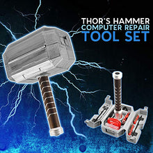 Load image into Gallery viewer, Marvel Mighty Thor Hammer 28 Piece Tool Kit
