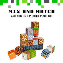 Load image into Gallery viewer, Minecraft Block Building Lamp - 16 Rearrangeable Light Blocks - Gifteee Unique & Unusual gifts, Cool gift ideas