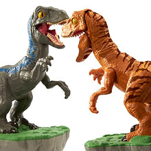 Load image into Gallery viewer, Jurassic World Dominion Rock ‘Em Sock ‘Em Robots Blue vs Atrociraptor Game with Battling Raptors - Gifteee Unique & Unusual gifts, Cool gift ideas