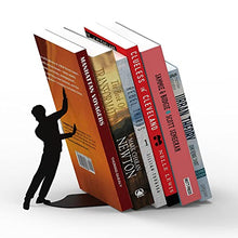 Load image into Gallery viewer, Hidden Metal Bookends for Shelves - Gifteee Unique & Unusual gifts, Cool gift ideas