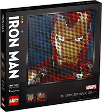 Load image into Gallery viewer, LEGO Art Marvel Studios Iron Man - Gifteee Unique & Unusual gifts, Cool gift ideas