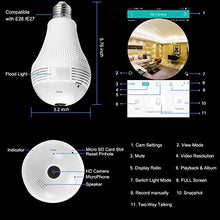 Load image into Gallery viewer, Full HD 1080P Home WiFi Light Bulb Camera - Gifteee Unique & Unusual gifts, Cool gift ideas