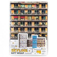 Load image into Gallery viewer, Skyline Wrapping Paper - Gifteee Unique & Unusual gifts, Cool gift ideas