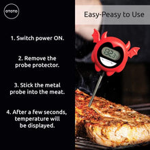 Load image into Gallery viewer, Hell Done Meat Digital Thermometer - Gifteee Unique & Unusual gifts, Cool gift ideas
