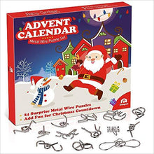 Load image into Gallery viewer, Wire Puzzle Toys Advent Calendar 2019 - Gifteee Unique & Unusual gifts, Cool gift ideas