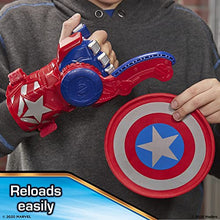 Load image into Gallery viewer, Nerf Power Moves Marvel Avengers Captain America Shield Sling Disc-Launching Toy - Gifteee Unique & Unusual gifts, Cool gift ideas
