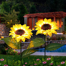 Load image into Gallery viewer, Sunflower Solar Garden Decor - Gifteee Unique & Unusual gifts, Cool gift ideas