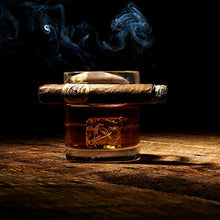 Load image into Gallery viewer, Corkcicle Cigar Glass - With Built-In Cigar Rest - Gifteee Unique & Unusual gifts, Cool gift ideas