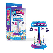 Load image into Gallery viewer, Spincredible Candle, Singing Spinning Cake Topper - Gifteee Unique & Unusual gifts, Cool gift ideas