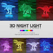 Load image into Gallery viewer, Colors Changing 3D Dinosaur Night Light - Gifteee Unique & Unusual gifts, Cool gift ideas