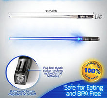 Load image into Gallery viewer, Lightsaber Light Up Chopsticks - Gifteee Unique & Unusual gifts, Cool gift ideas