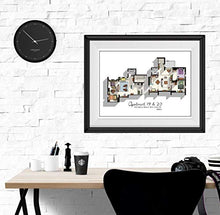 Load image into Gallery viewer, Friends TV Show Apartment Floor Plan - Gifteee Unique & Unusual gifts, Cool gift ideas