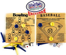 Load image into Gallery viewer, Peg Games Wood Puzzles (Baseball, Basketball, Bowling, Conqueror, Football, Golf, Mill & Tic Tac Toe) - Gifteee Unique & Unusual gifts, Cool gift ideas
