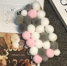 Load image into Gallery viewer, Plush Ball Phone Case Cover - Gifteee Unique & Unusual gifts, Cool gift ideas