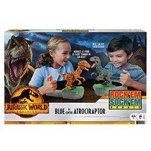 Load image into Gallery viewer, Jurassic World Dominion Rock ‘Em Sock ‘Em Robots Blue vs Atrociraptor Game with Battling Raptors - Gifteee Unique & Unusual gifts, Cool gift ideas