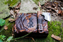 Load image into Gallery viewer, Straight razor warrior axe in Viking Celtic Nordic style - Gifteee Unique & Unusual gifts, Cool gift ideas